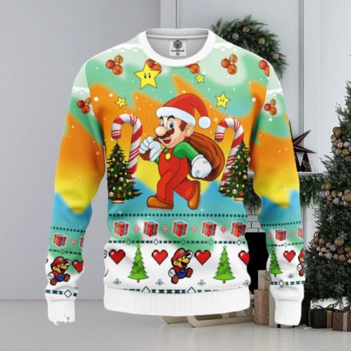 Mario Ugly Christmas Sweater Amazing Gift Men And Women Christmas Gift