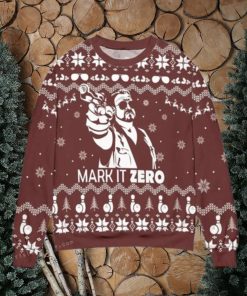 Mark It Zero The Big Lebowski Pine Tree And Snowflake Womens Ugly Sweater