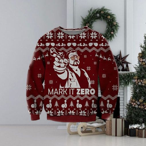 Mark It Zero Ugly Knitted Whiskey Christmas 3D Sweater For Men And Women