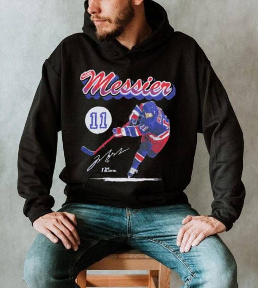 Mark Messier New York signature shirt