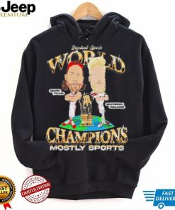 Mark Titus vs Brandon Walker Champions Mostly sports cartoon shirt