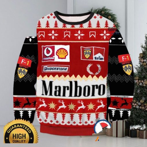 Marlboro Formula 1 Racing Ugly Christmas Sweater