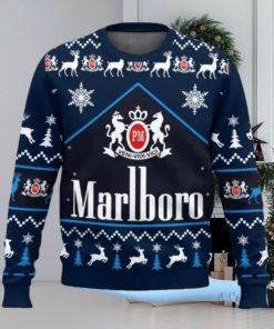 Marlboro Ice Blast Cigarette Ugly Christmas Sweater