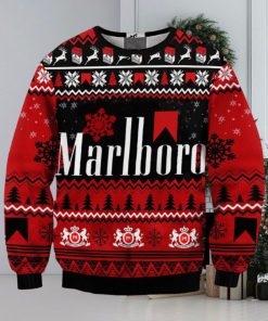 Marlboro Letter Print Ugly Christmas Sweater