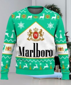 Marlboro Menthol Cigarette Ugly Christmas Sweater