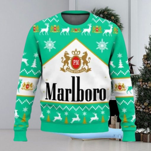 Marlboro Menthol Cigarette Ugly Christmas Sweater