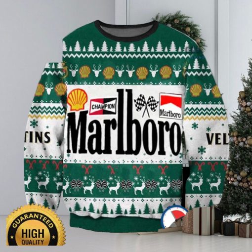 Marlboro Racing Ugly Christmas Sweater