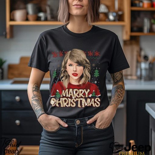 Marry Christmas from Taylor Swift Design T Shirt