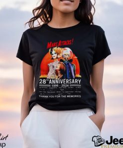 Mars Attacks 28th Anniversary 1996 – 2024 Thank You For The Memories Signatures t shirt