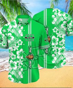 Marshall Thundering Herd NCAA Hawaiian Shirt Fresh Mowed Lawnstime Aloha Shirt