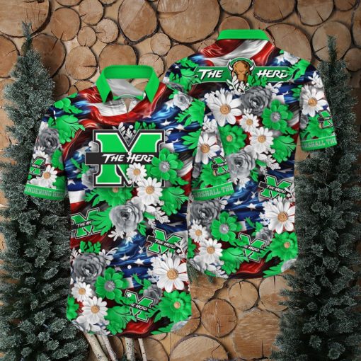 Marshall Thundering Herd NCAA3 Hawaii Shirt Independence Day
