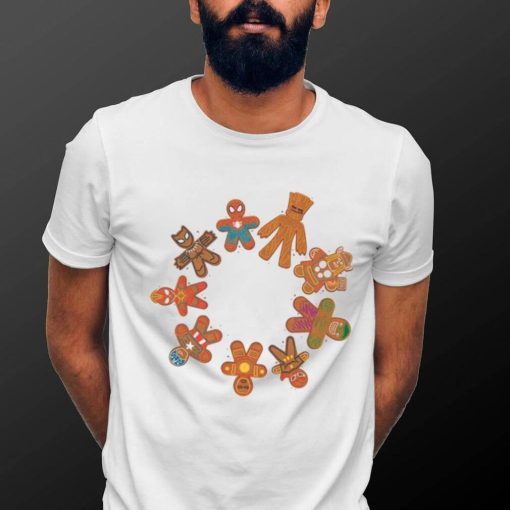 Marvel Comics Mad Engine Gingerbread Cookie Circle Graphic T Shirt