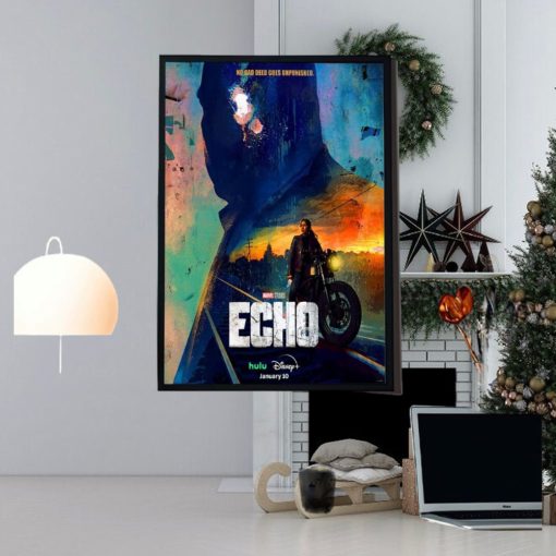 Marvel Echo New Poster No Bad Deed Goes Unpunished Home Decor Poster Canvas