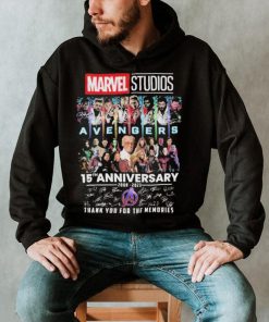 Marvel Studios Avengers 15th Anniversary 2008 2023 Thank You For The Memories Shirt