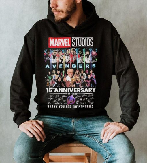 Marvel Studios Avengers 15th Anniversary 2008 2023 Thank You For The Memories Shirt