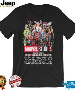 Marvel stud15s 2008 2023 thank you for the memories shirt