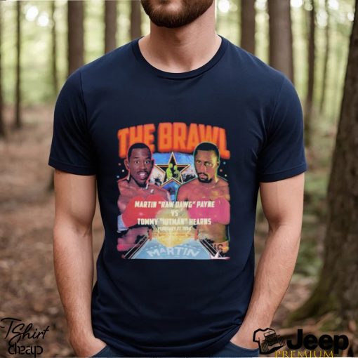 Marvothareal The Brawl Martin Raw Dawg Payne Vs Tommy Hitman Hearns Long Sleeve T Shirt