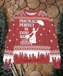 Mary Poppins Practically Perfect In Every Way Ugly Christmas Sweater Christmas Gift For Men And Women