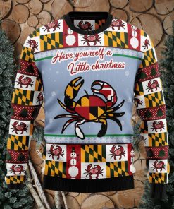 Maryland Symbols Ugly Christmas Sweater Thankgiving Gift Men Women