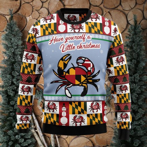 Maryland Symbols Ugly Christmas Sweater Thankgiving Gift Men Women