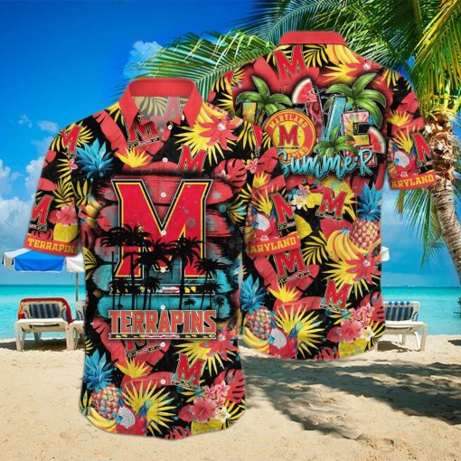 Maryland Terrapins NCAA Hawaiian Shirt Sunbathetime Aloha Shirt