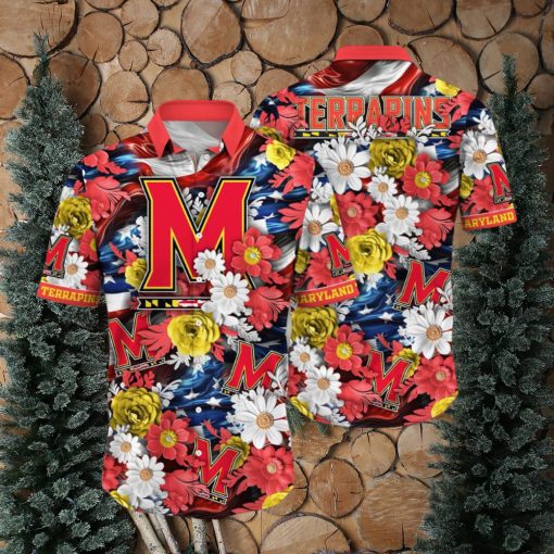 Maryland Terrapins NCAA3 Hawaii Shirt Independence Day