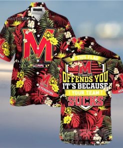 Maryland Terrapins Stress Blessed Obsessed Summer Beach Hawaiian Shirt