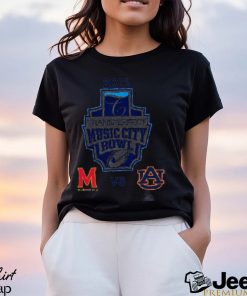 Maryland Terrapins Vs Auburn Tigers 2023 Transperpect Music City Bowl Classic T Shirt