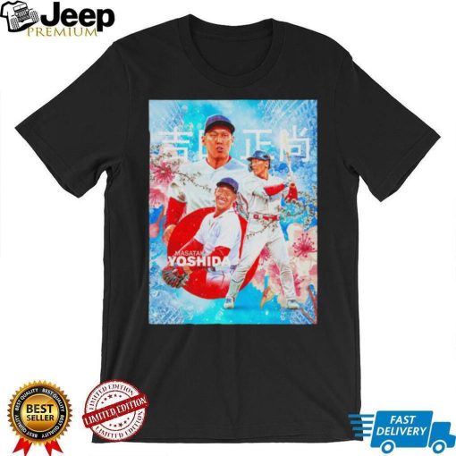 Masataka Yoshida Boston Red Sox in Bloom Japan photo shirt