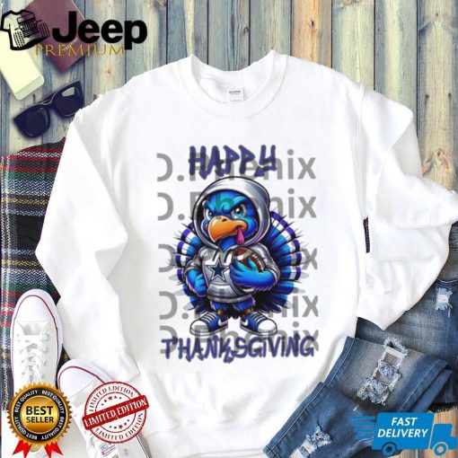 Mascot Dallas Cowboys Happy thanksgiving T shirt