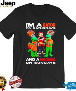 Mascot I’m a Gator on Saturdays and a Buccaneer on Sundays shirt