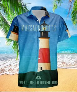 Massachusetts Retro Style Travel Summer 3D Hawaiian Shirt Gift For Men And Women Fans