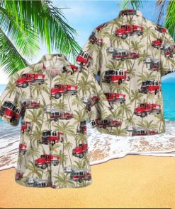 Massachusetts_MiddlebMassachusetts Middleborough Fire Department Summer Aloha And Beach Short hawaiian shirt