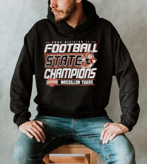 Massillon Tigers 2023 OHSAA Division II Football State Champions Shirt