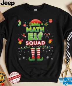 Math Elf Squad Christmas Light Suit Student Teacher Merry Unisex Shirt