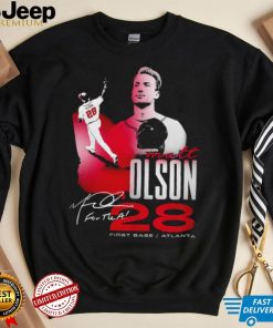 Matt Olson Atlanta Braves first base for the A signature shirt