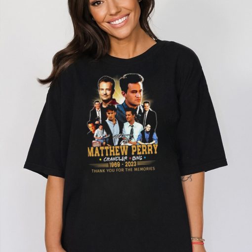 Matthew Perry Chandler Bing 1969 2023 Thank You For The Memories Shirt