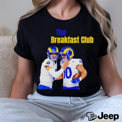 Matthew Stafford and Cooper Kupp The Breakfast Club Rams shirt