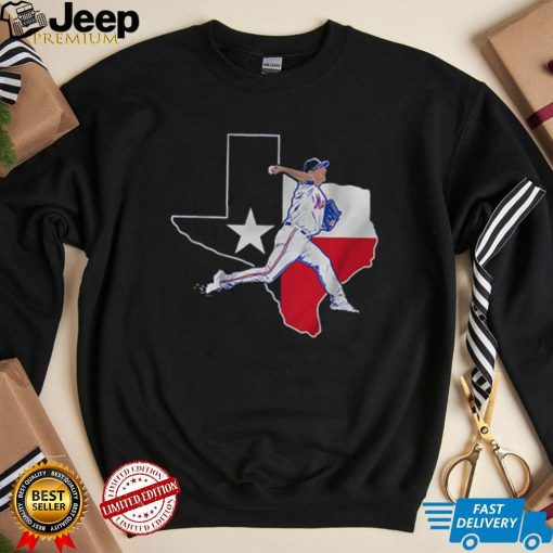 Max Scherzer Texa Map State shirt