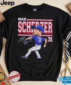 Max Scherzer Texas Cartoon Baseball Shirt