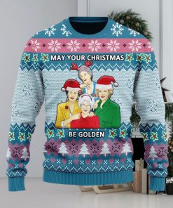 May Your Christmas Be Golden Ugly Christmas Sweater Christmas Gift For Men And Women