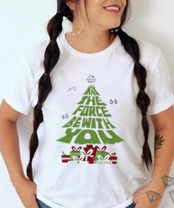 May the force be with you Christmas tree shirt