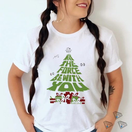 May the force be with you Christmas tree shirt