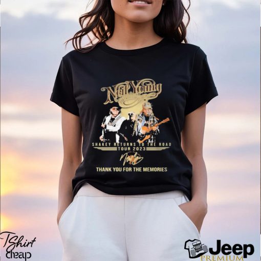 Neil Young Shakey Returns To The Road Tour 2023 Thank You For The Memories T Shirt