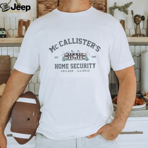 McCallister Home Security Christmas shirt