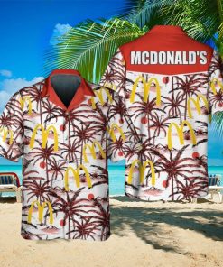 McDonald’s Food Shirt, Tropical Flower Aloha 3D Hawaiian Shirt For Men And Women