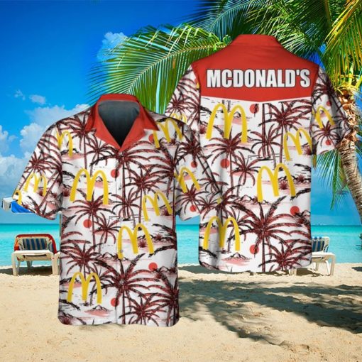 McDonald’s Food Shirt, Tropical Flower Aloha 3D Hawaiian Shirt For Men And Women