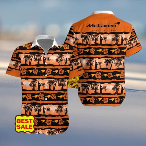 McLaren F1 Team Style 8 Aloha Supercar Combo Hawaiian Shirt And Short