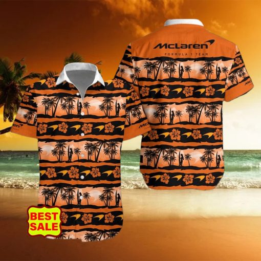 McLaren F1 Team Style 8 Aloha Supercar Combo Hawaiian Shirt