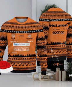 McLaren Formula 1 Team Kintted Christmas 3D Sweater For Men And Women